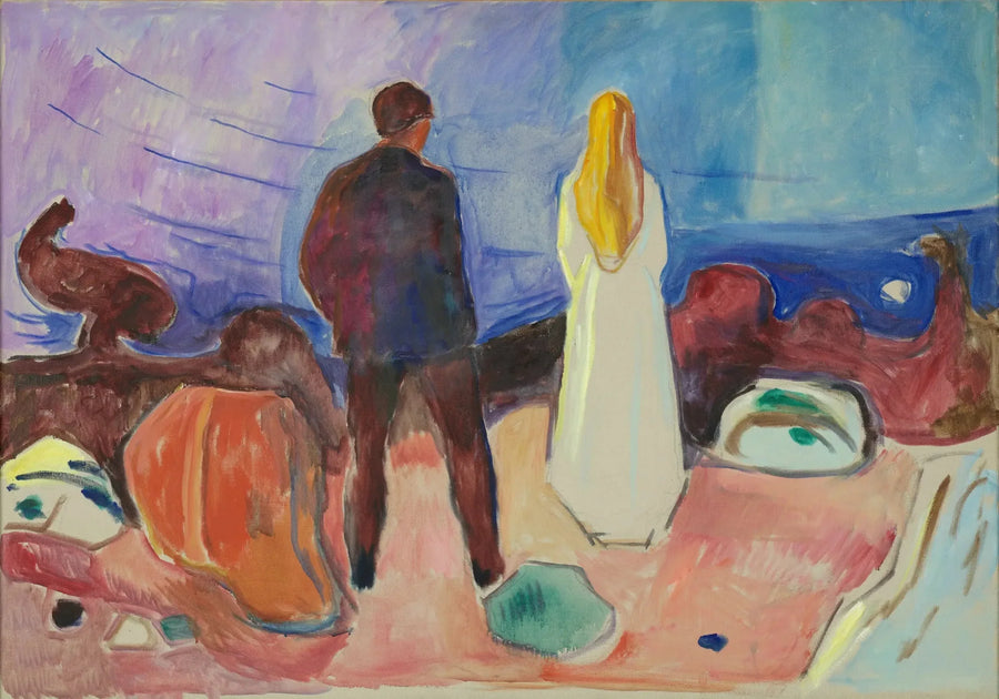 İki İnsan. Yalnızlar - Edvard Munch