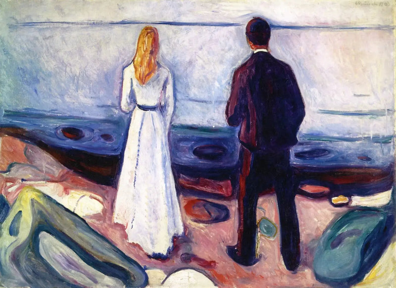 İki İnsan. Yalnızlar - Edvard Munch