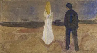İki İnsan. Yalnızlar (Reinhardt Friz) - Edvard Munch