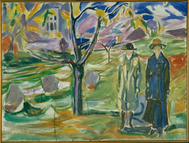 Bahçedeki İki Kadın - Edvard Munch