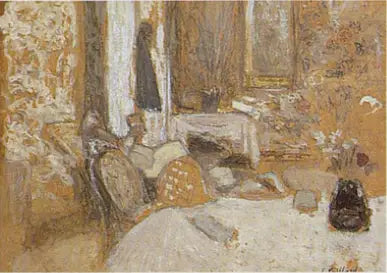 İki kadın bir salonda - Édouard Vuillard