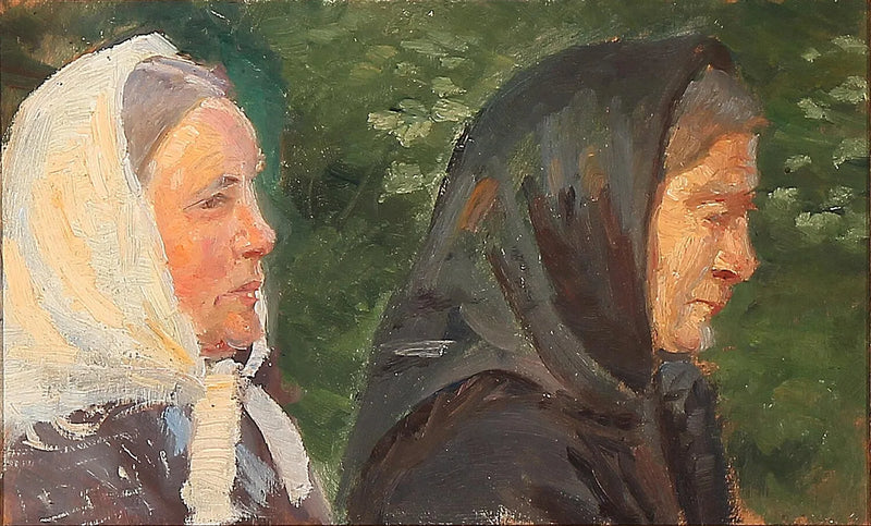 İki kadın Skagen'den. - Anna Ancher