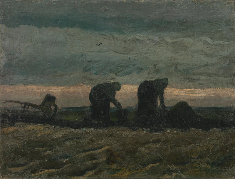 Turba çayırındaki kadınlar - Vincent van Gogh