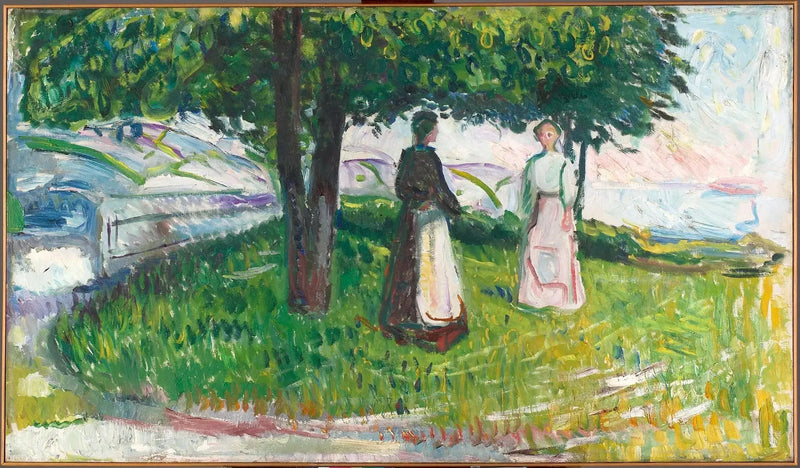 Bir Ağaç Altında İki Kadın - Edvard Munch