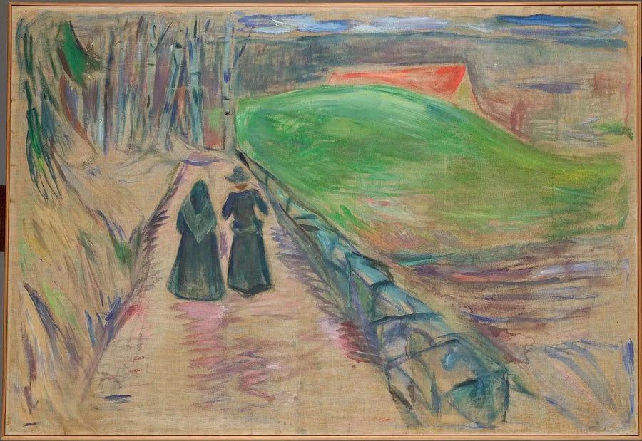 Yolda İki Kadın - Edvard Munch