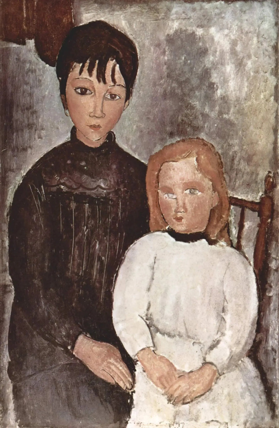 İki Kız - Amedeo Modigliani