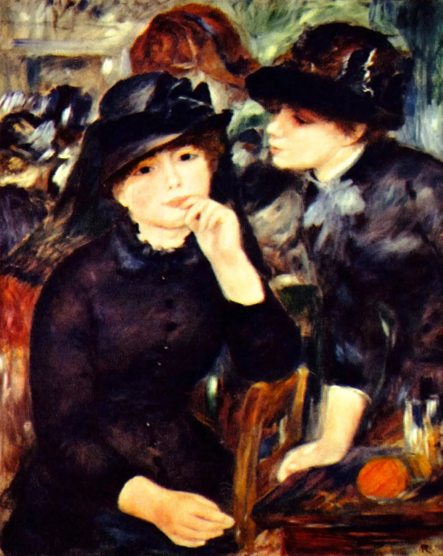 Siyah Elbiseli İki Kız - Pierre-Auguste Renoir