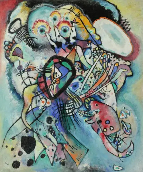 İki oval - Vassily Kandinsky