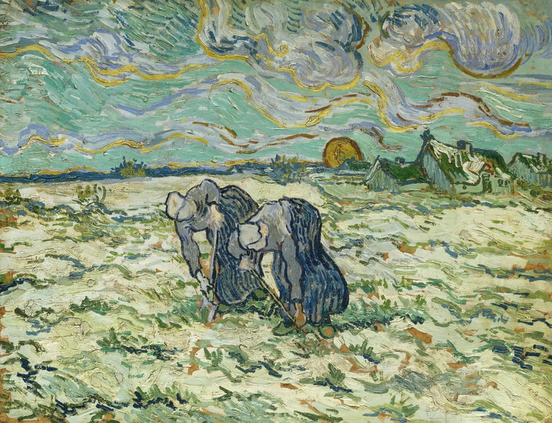 İki Köylü Kadın - Vincent van Gogh