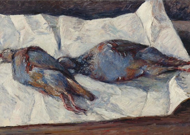 İki Tüy - Gustave Caillebotte