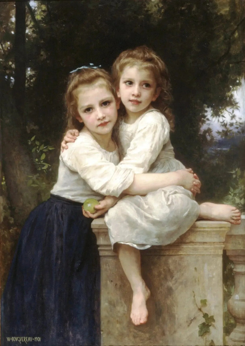 İki Kız Kardeş - Bouguereau