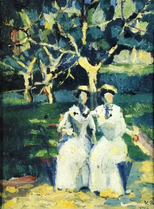 İki Kız Kardeş I - Kazimir Malevich