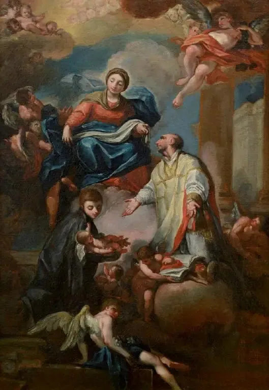 İki aziz ibadet halinde - Giovanni Battista Tiepolo