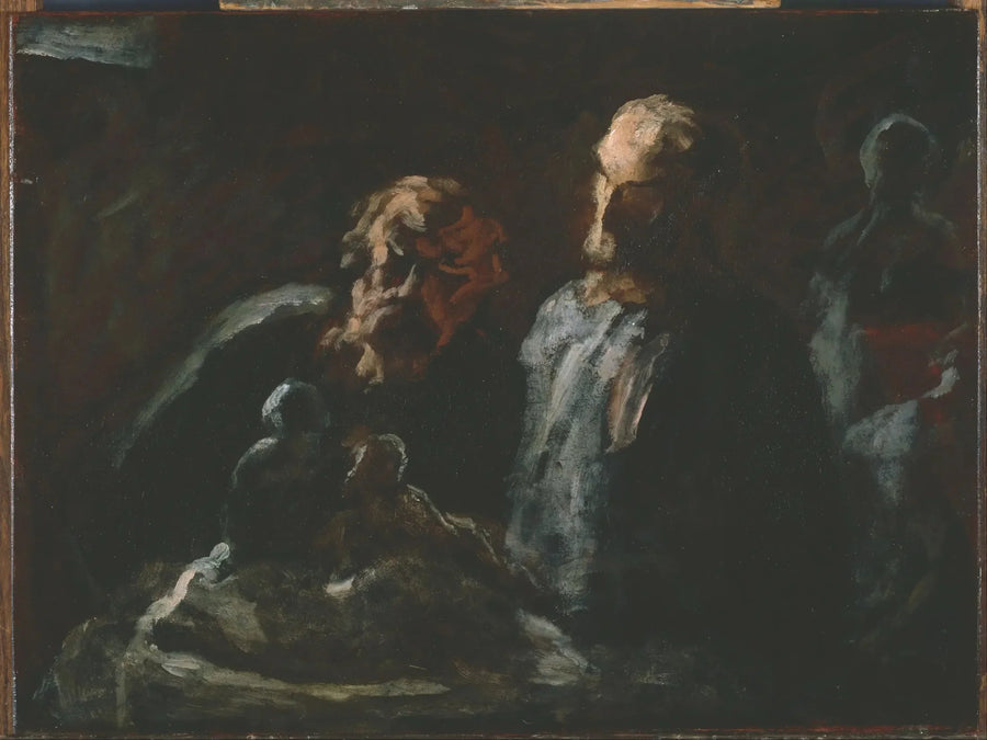 İki Heykeltıraş - Honoré Daumier