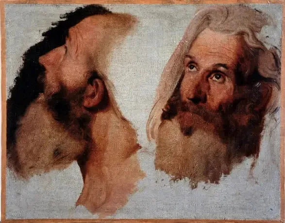 İki Adam Başlığı - Jean-Auguste-Dominique Ingres