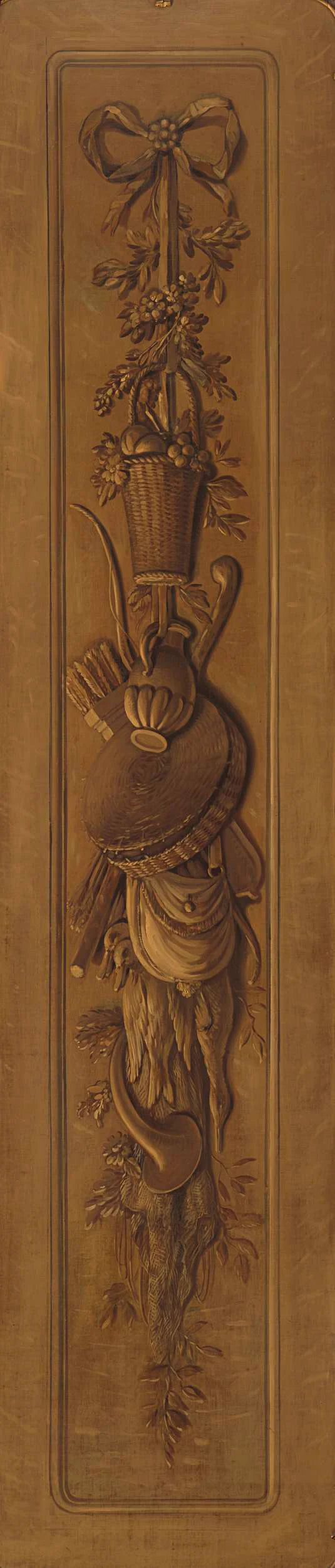 Deux trophées appartenant aux peintures murales de la maison Herengracht 524. - Jurriaan Andriessen