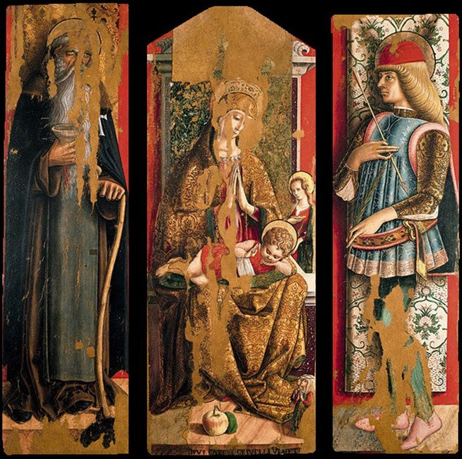 Deuxième triptyque - Carlo Crivelli