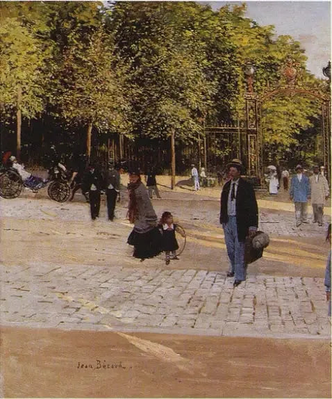 Monceau Parkı Önü - Jean Béroud