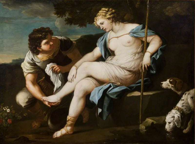 Diana avdan dinleniyor - Luca Giordano