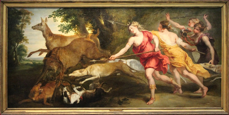 Diane avcı ve nymphleri - Peter Paul Rubens