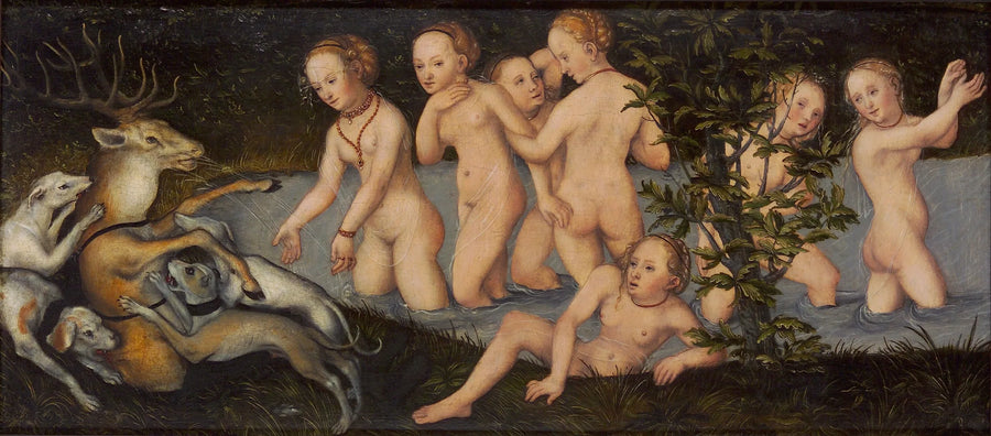 Diane ve Actéon - Lucas Cranach the Elder