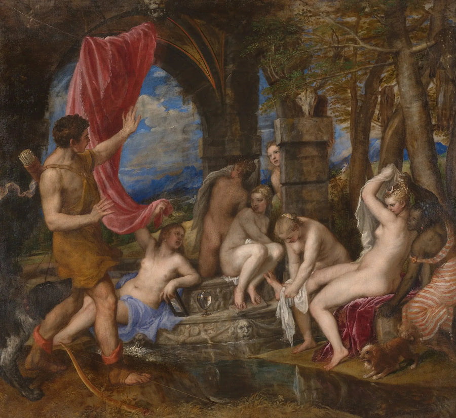 Diane ve Actéon - Titian