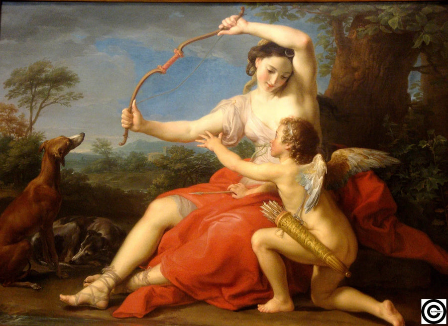 Diane ve Cupidon - Pompeo Batoni