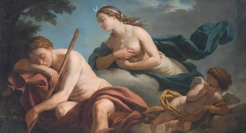 Diane ve Endymion, sadakatin alegorisi - Louis Jean François Lagrenée