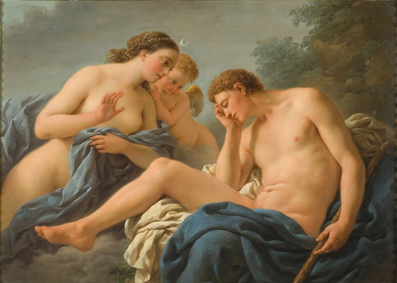 Diane ve Endymion - Louis Jean François Lagrenée