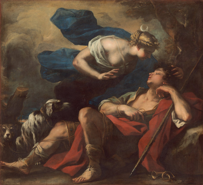 Diane ve Endymion - Luca Giordano