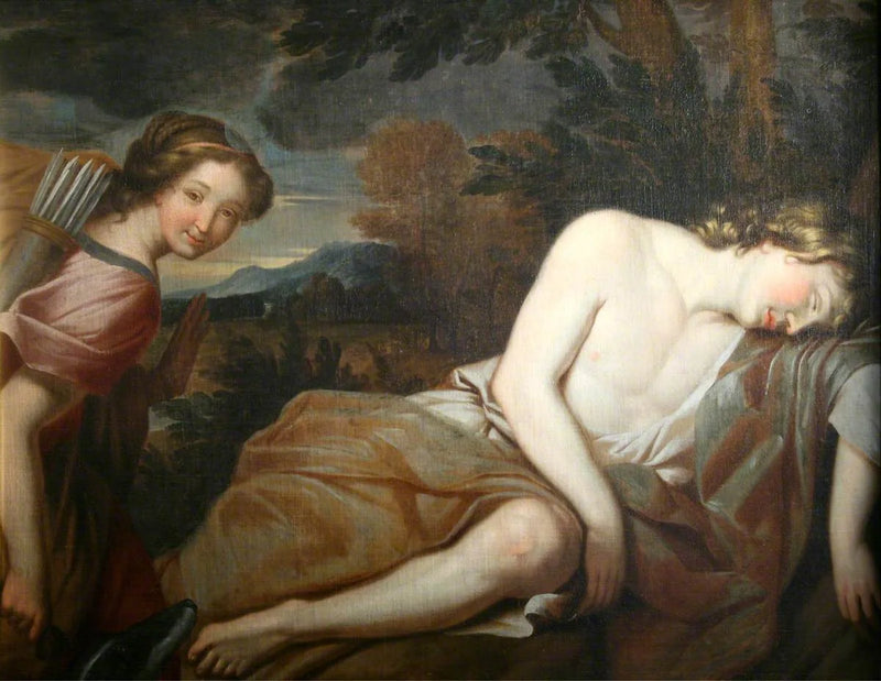 Diane ve Endymion - Pietro da Cortona