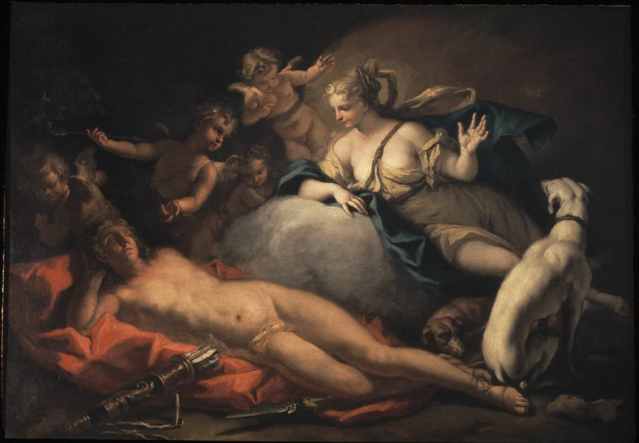 Diane ve Endymion - Sebastiano Ricci