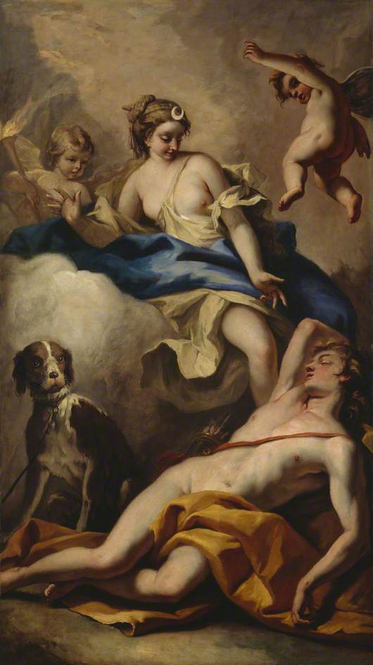 Diane ve Endymion - Sebastiano Ricci