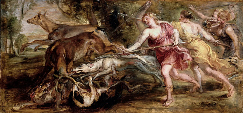 Diane ve Nymfler Avlanırken - Peter Paul Rubens