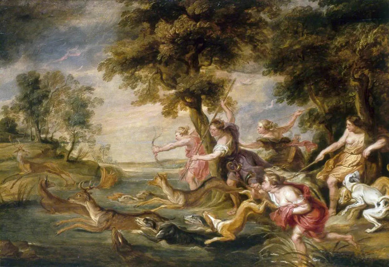 Diane ve Nymfeleri Avda - Peter Paul Rubens