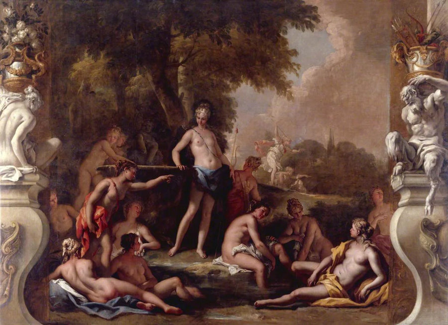 Diane ve Nymfleri Yıkanında - Sebastiano Ricci