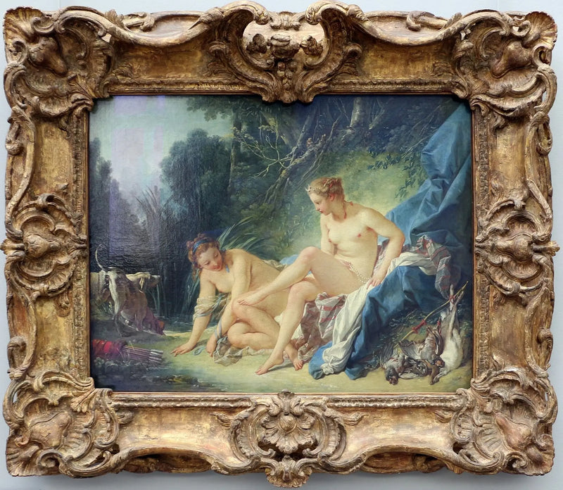 Diane banyo çıkarken - François Boucher