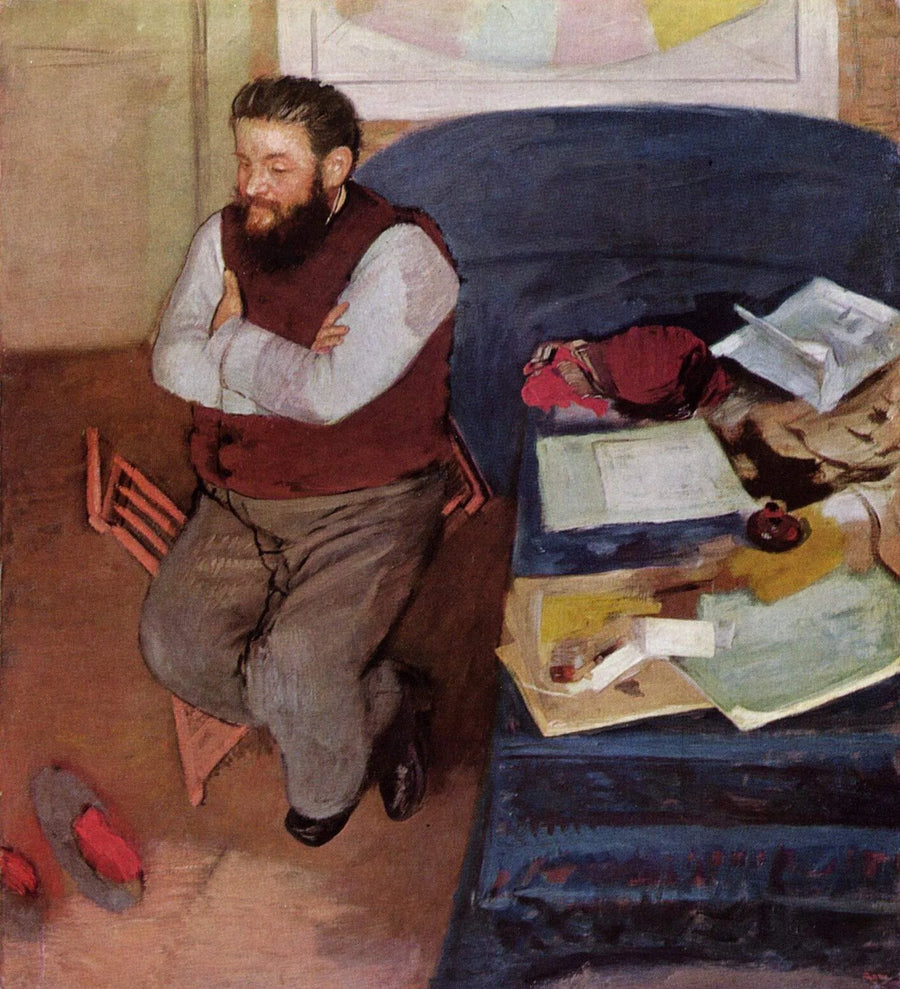 Diego Martelli Portresi - Edgar Degas