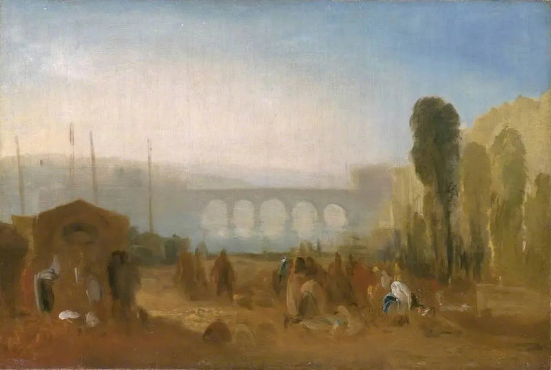 Dieppe: Quai Henri IV'den Liman - J. M. W. Turner