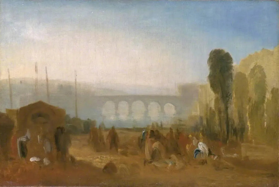 Dieppe: Quai Henri IV'den Liman - J. M. W. Turner