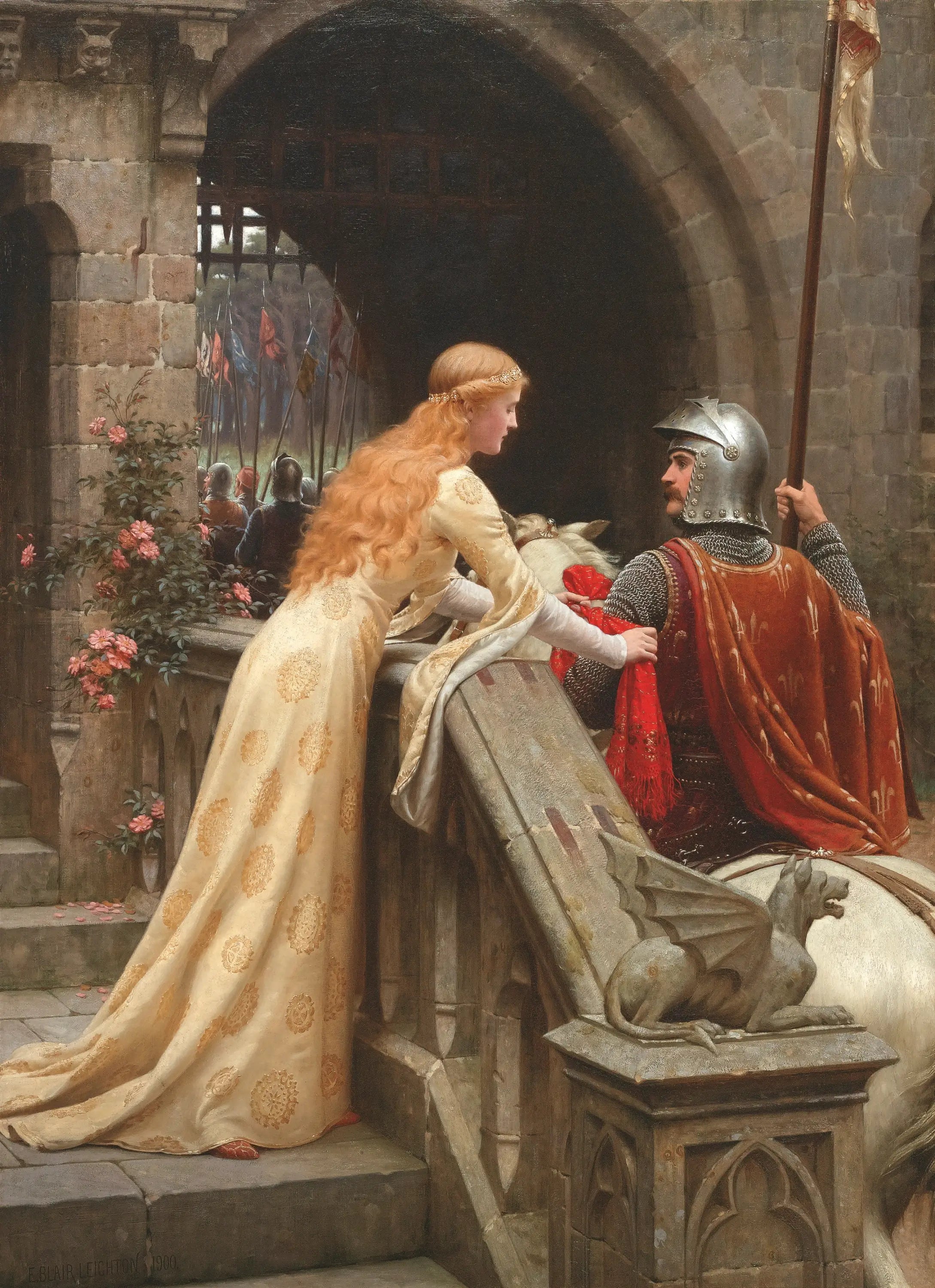 Dieu te protège - Edmund Blair Leighton - Alpha Reproduction