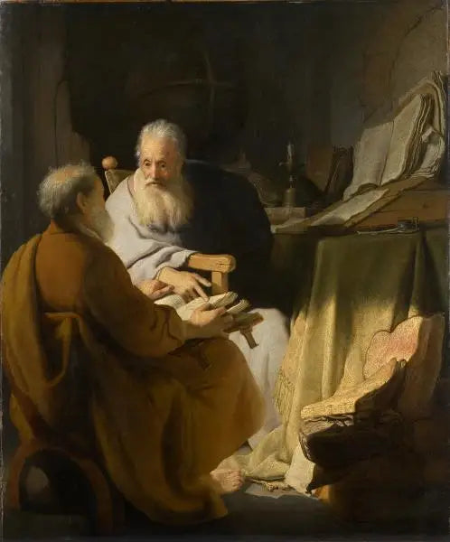 İki Yaşlı Arasındaki Anlaşmazlık - Rembrandt