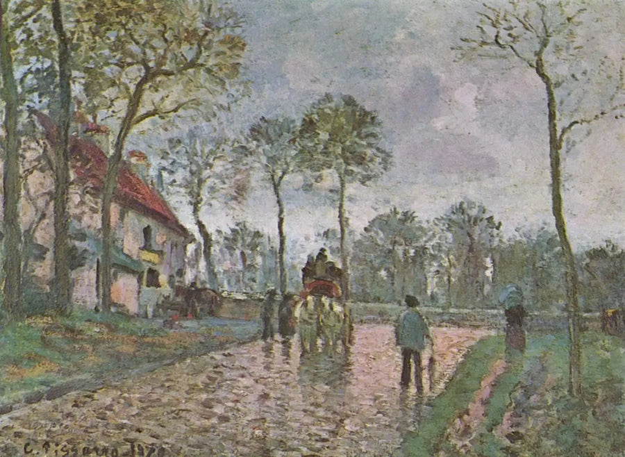 Louveciennes'de Çalışkanlık - Camille Pissarro