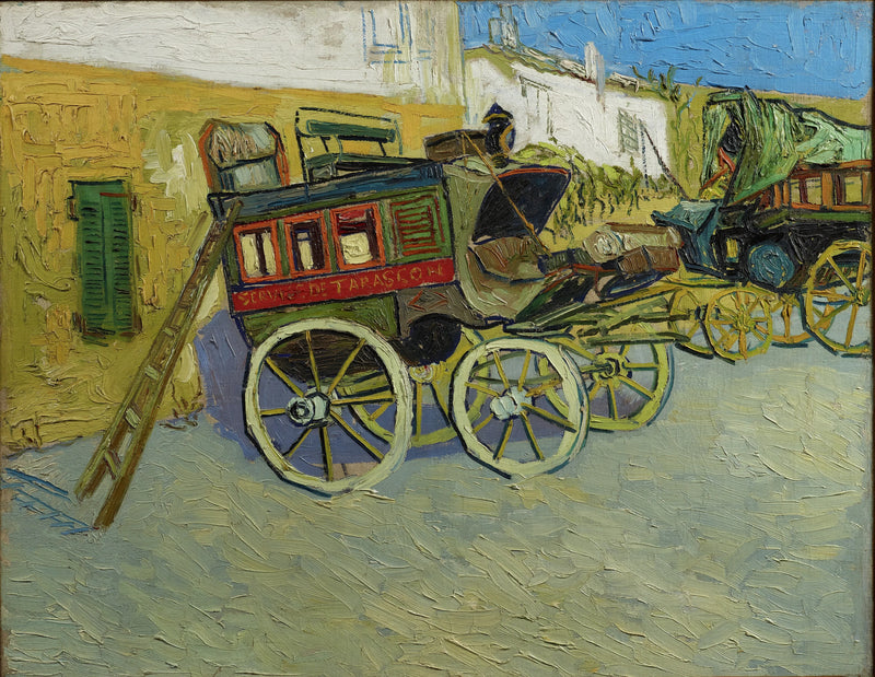 Tarascon'un At Arabası - Vincent van Gogh