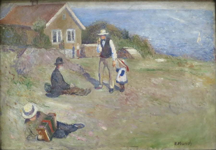 Åsgardstrand'da Pazar - Edvard Munch