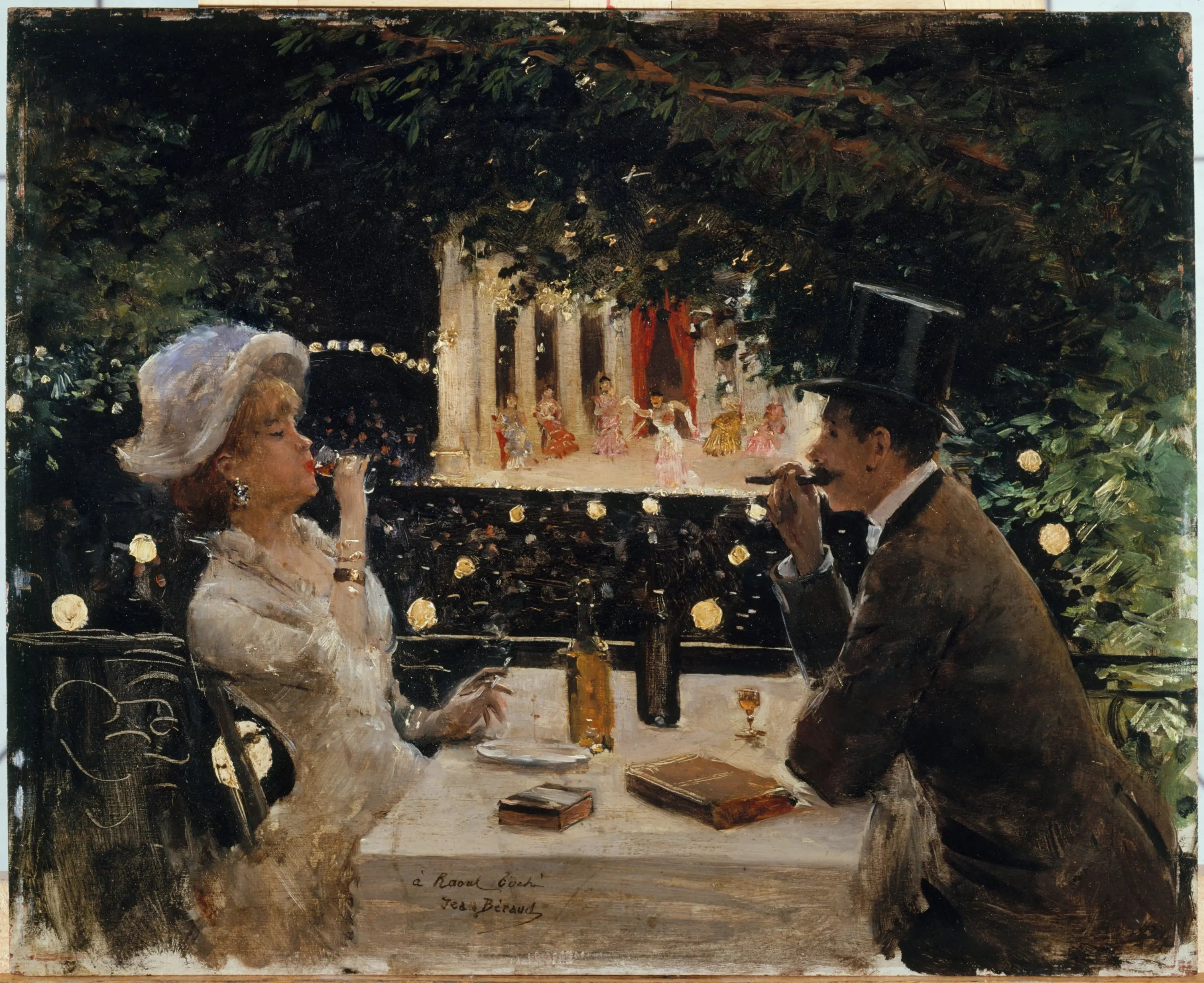 Dîner aux Ambassadeurs - Jean Béraud - Alpha Reproduction