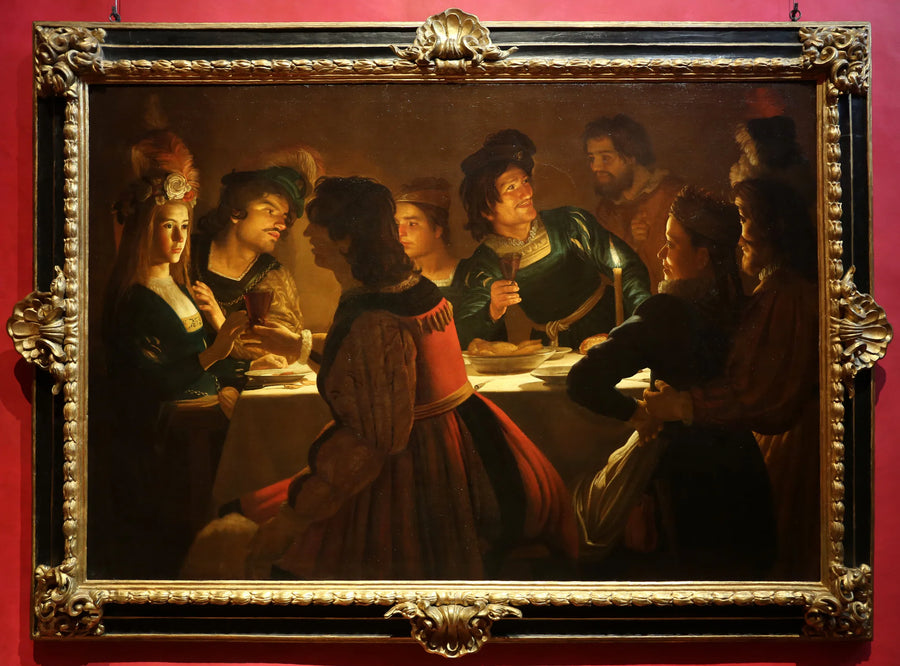 Nişanlılarla Akşam Yemeği - Gerrit van Honthorst