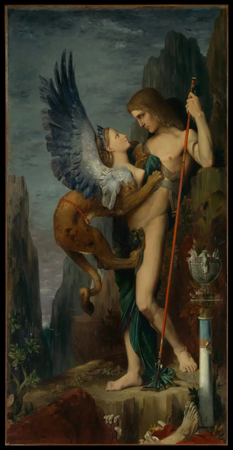 Ödipus ve Sfenks - Gustave Moreau