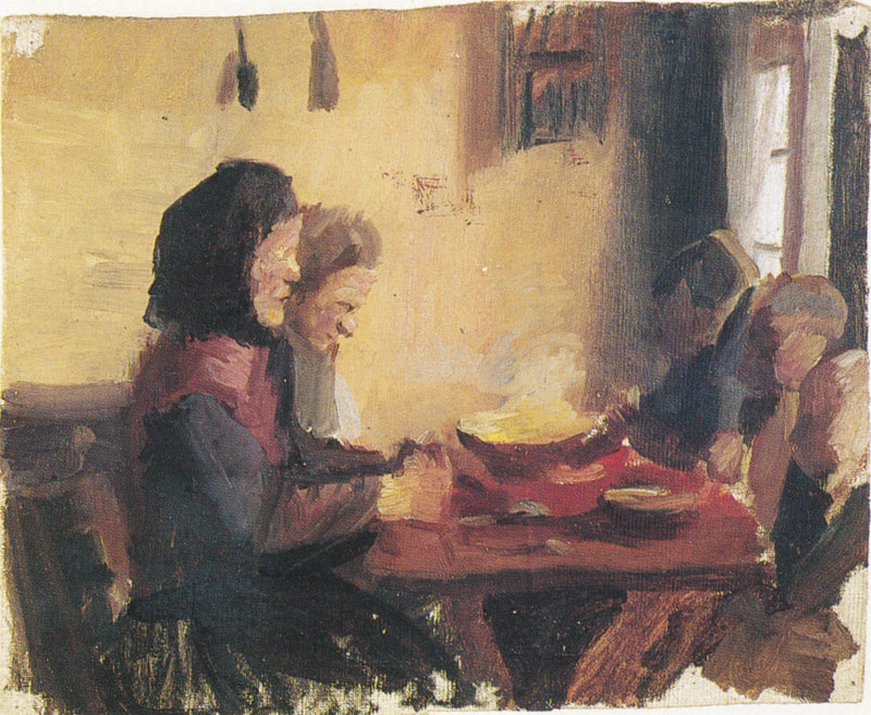 Dire la grâce (HAF3069) - Anna Ancher