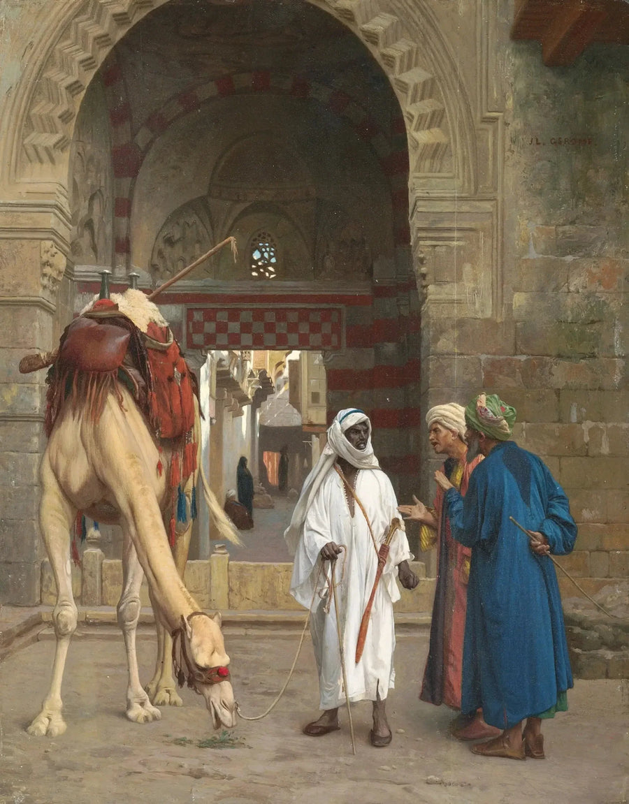 Arapların Tartışması - Jean-Léon Gérôme